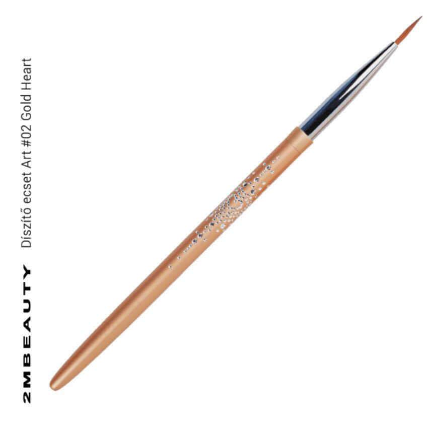 Gold Beauty 2 Art Brush by 2MBEAUTY - thePINKchair.ca - Brushes - 2Mbeauty