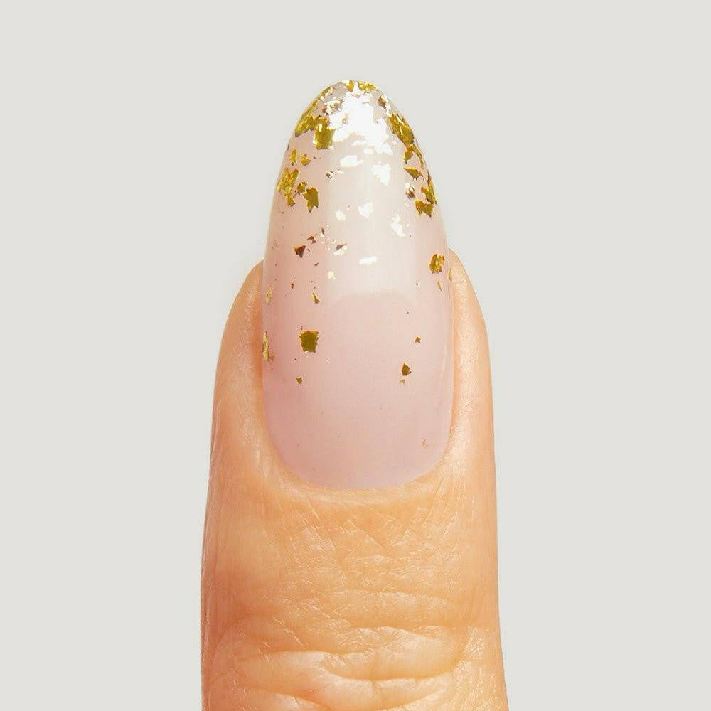 Gold Metallic Leaf/Flake - thePINKchair.ca - Nail Art - the GEL bottle