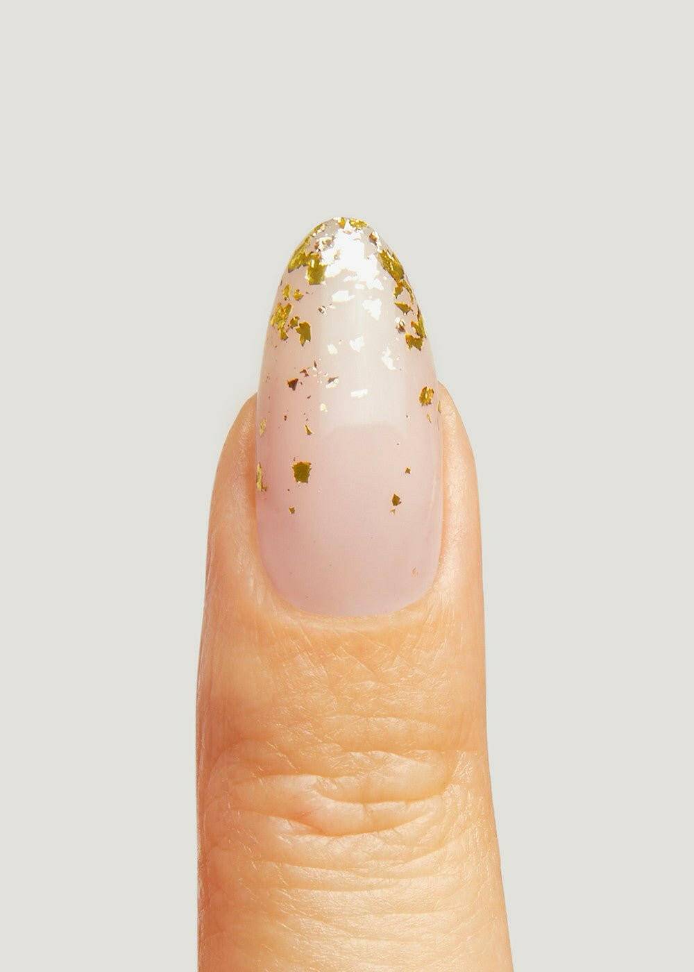 Gold Metallic Leaf/Flake - thePINKchair.ca - Nail Art - the GEL bottle