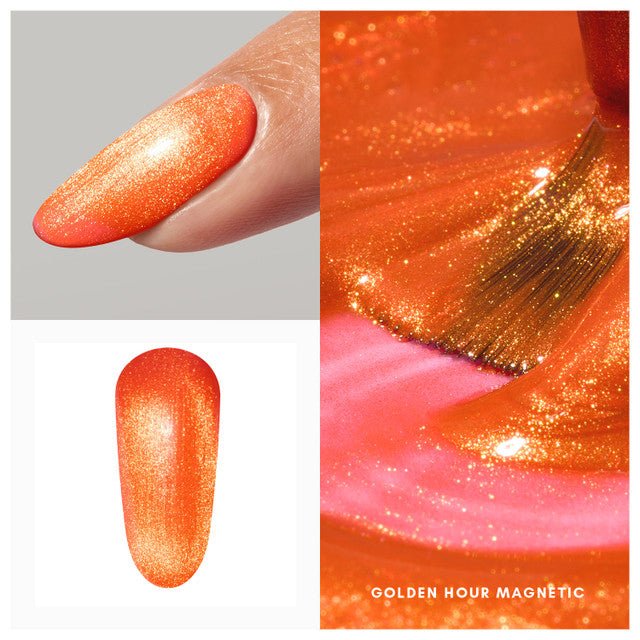 Golden Hour Magnetic - thePINKchair.ca - gel polish - the GEL bottle
