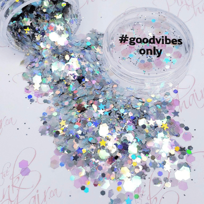 #goodvibesonly, Glitter (210) - thePINKchair.ca