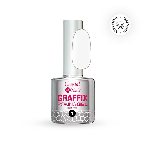 Graffix Poking Gel - 01 White - thePINKchair.ca - Nail Art - Crystal Nails/Elite Cosmetix USA