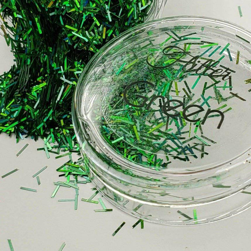 Green, Flitter (1) - thePINKchair.ca - Glitter - thePINKchair nail studio