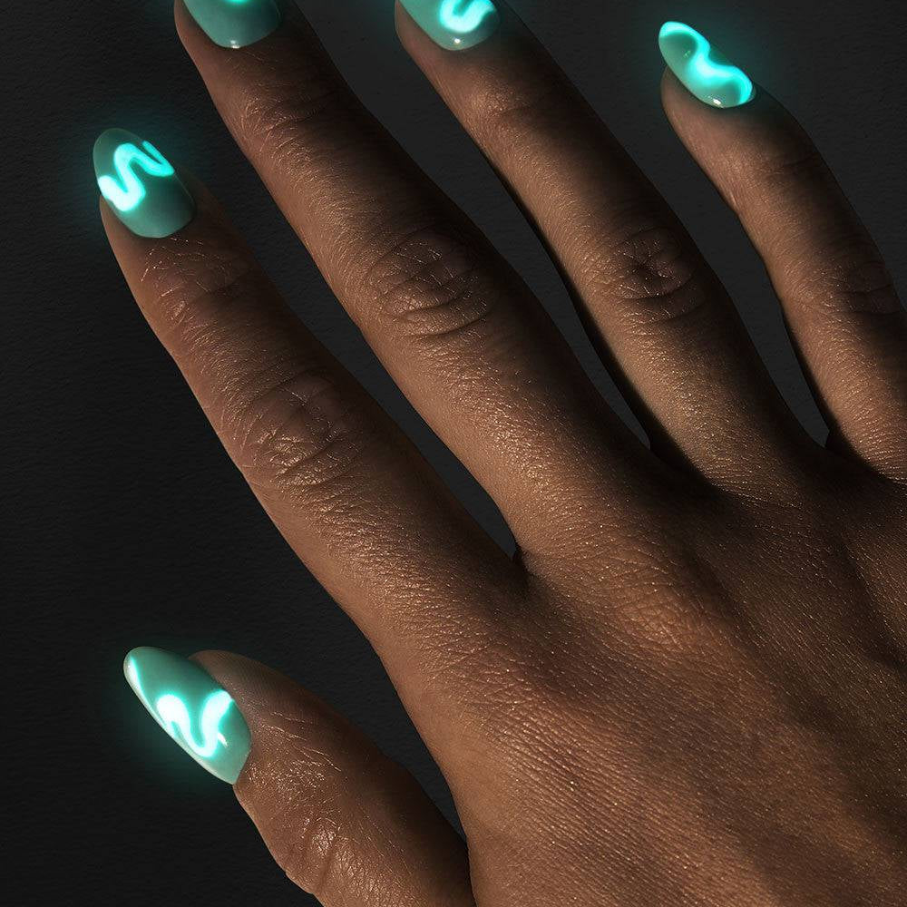 Green Glow Pigment - thePINKchair.ca - Nail Art - the GEL bottle