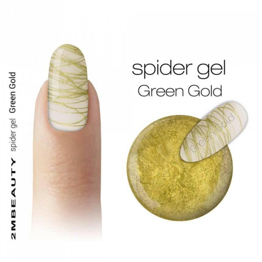 Green Gold Spider Gel - thePINKchair.ca - Coloured Gel - 2Mbeauty