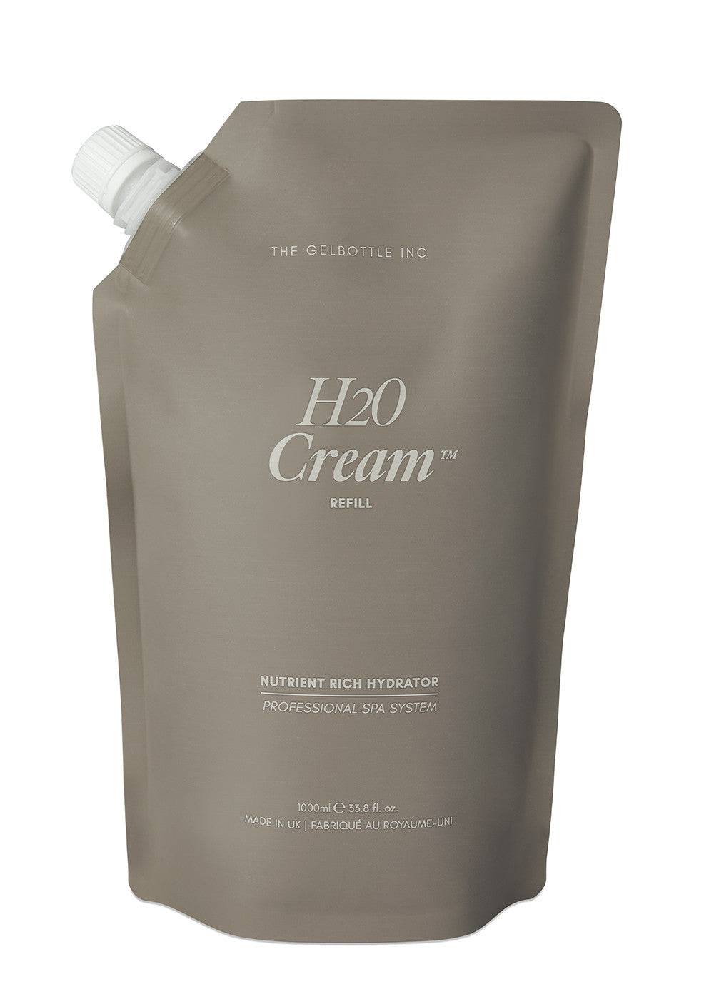 H2O Cream Refill Size - thePINKchair.ca - Lotion - the GEL bottle