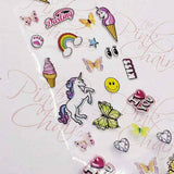 Happy Go Lucky Transfer Foil by thePINKchair - thePINKchair.ca - Nail Art - thePINKchair nail studio