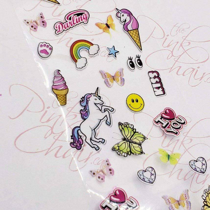 Happy Go Lucky Transfer Foil by thePINKchair - thePINKchair.ca - Nail Art - thePINKchair nail studio