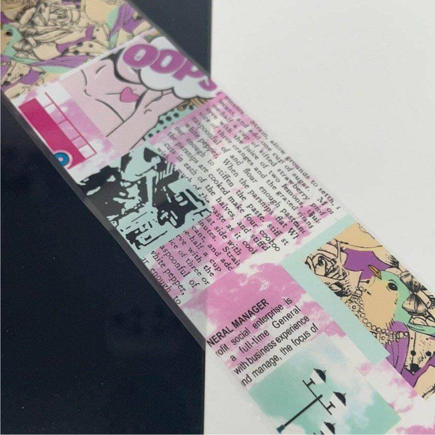 Headlines & Goodtimes, Transfer Foil 1 by thePINKchair - thePINKchair.ca - nail art - thePINKchair nail studio