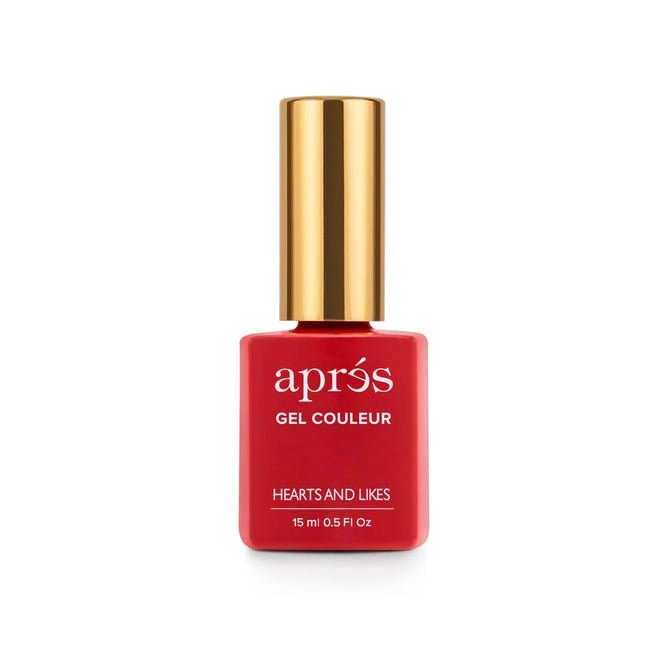 Hearts And Likes - 255 - thePINKchair.ca - gel polish - Apres