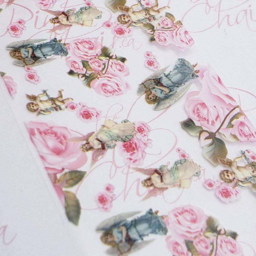 Heaven Sent 10 Transfer Foil by thePINKchair - thePINKchair.ca - Nail Art - thePINKchair nail studio