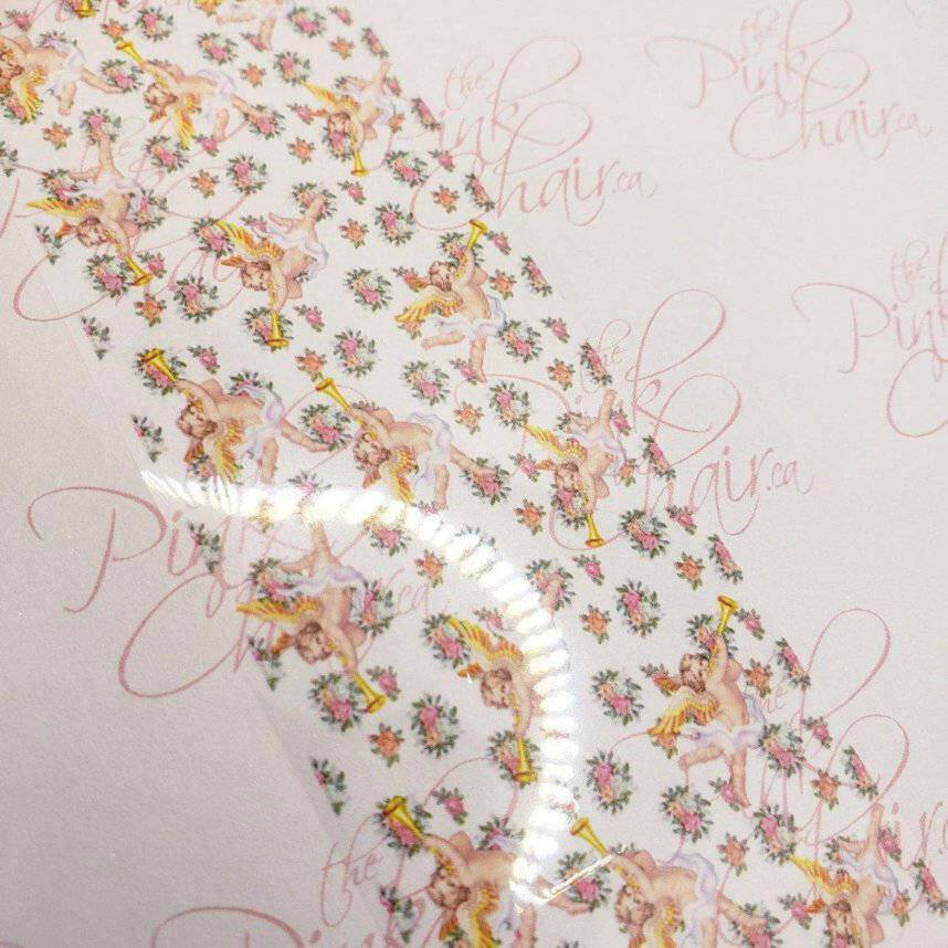 Heaven Sent 5 Transfer Foil by thePINKchair - thePINKchair.ca - Nail Art - thePINKchair nail studio