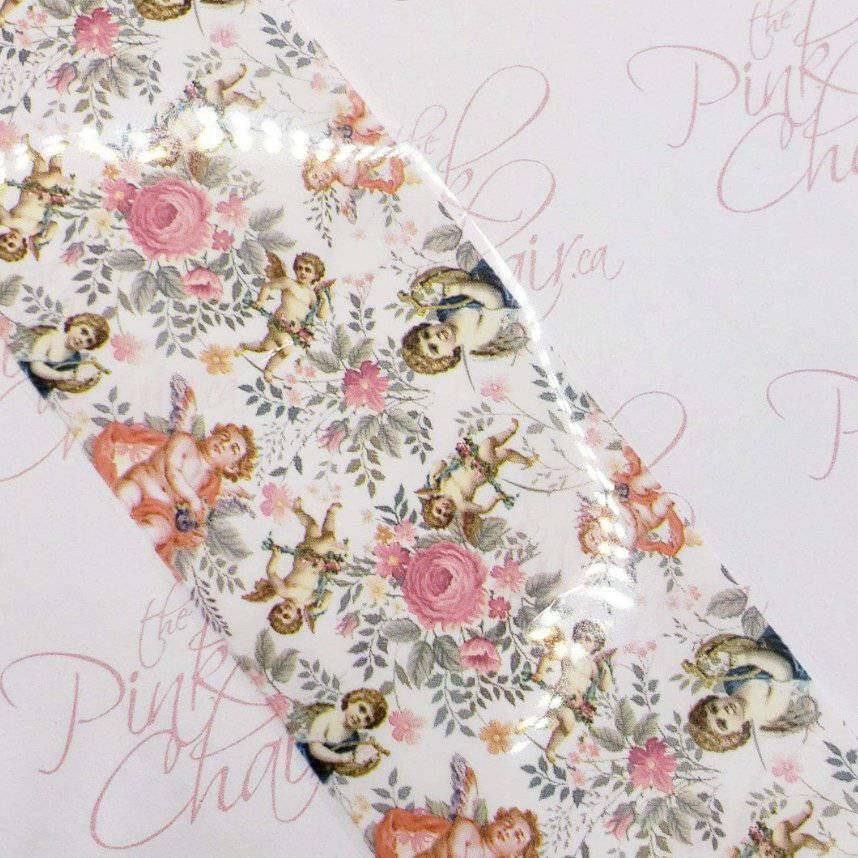 Heaven Sent 8 Transfer Foil by thePINKchair - thePINKchair.ca - Nail Art - thePINKchair nail studio