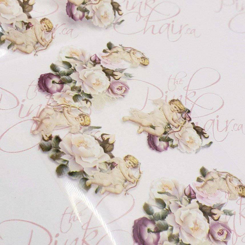 Heaven Sent 9 Transfer Foil by thePINKchair - thePINKchair.ca - Nail Art - thePINKchair nail studio