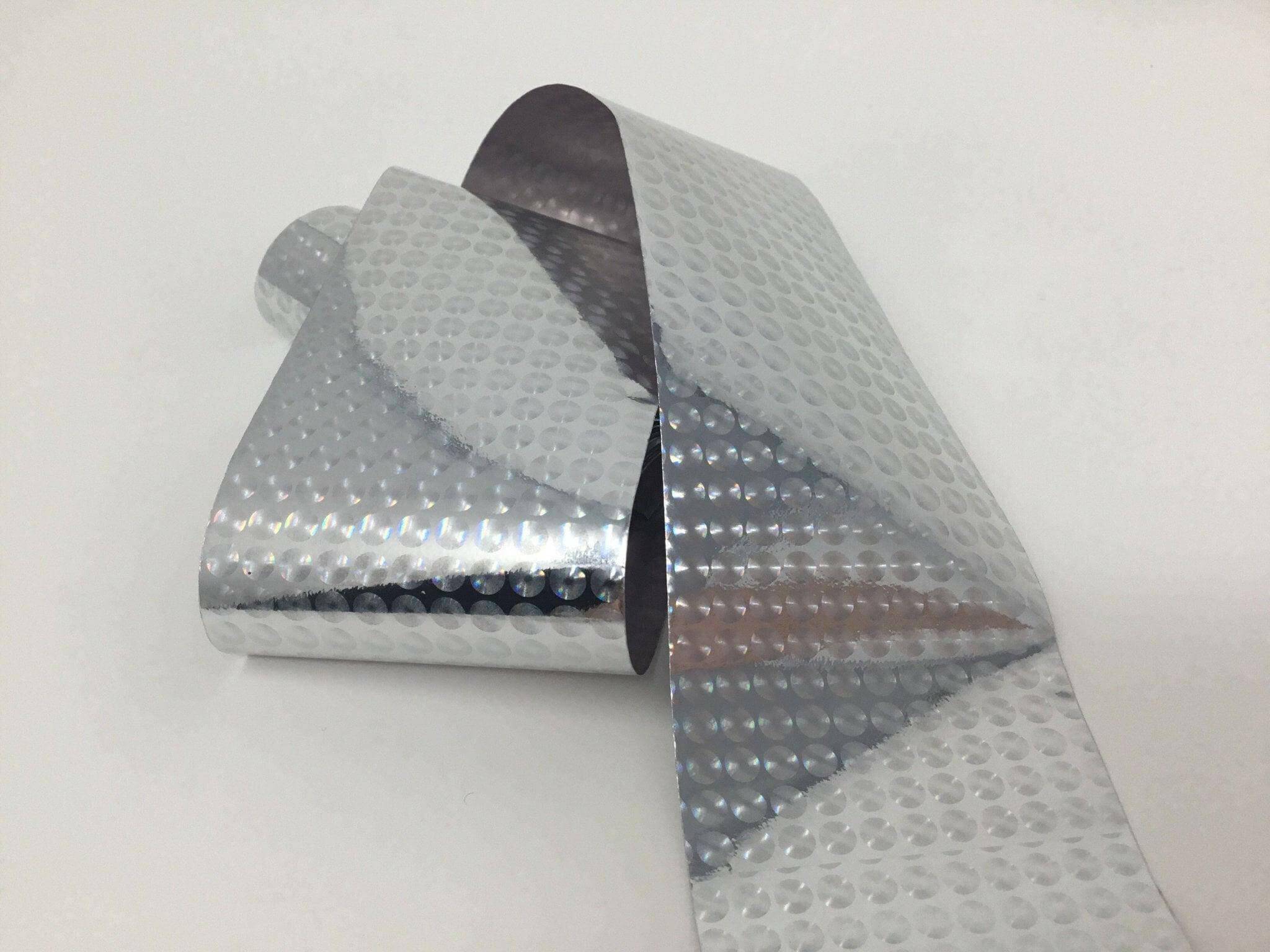 Holo Checker Plate Transfer Foil - thePINKchair.ca - Nail Art - thePINKchair nail studio