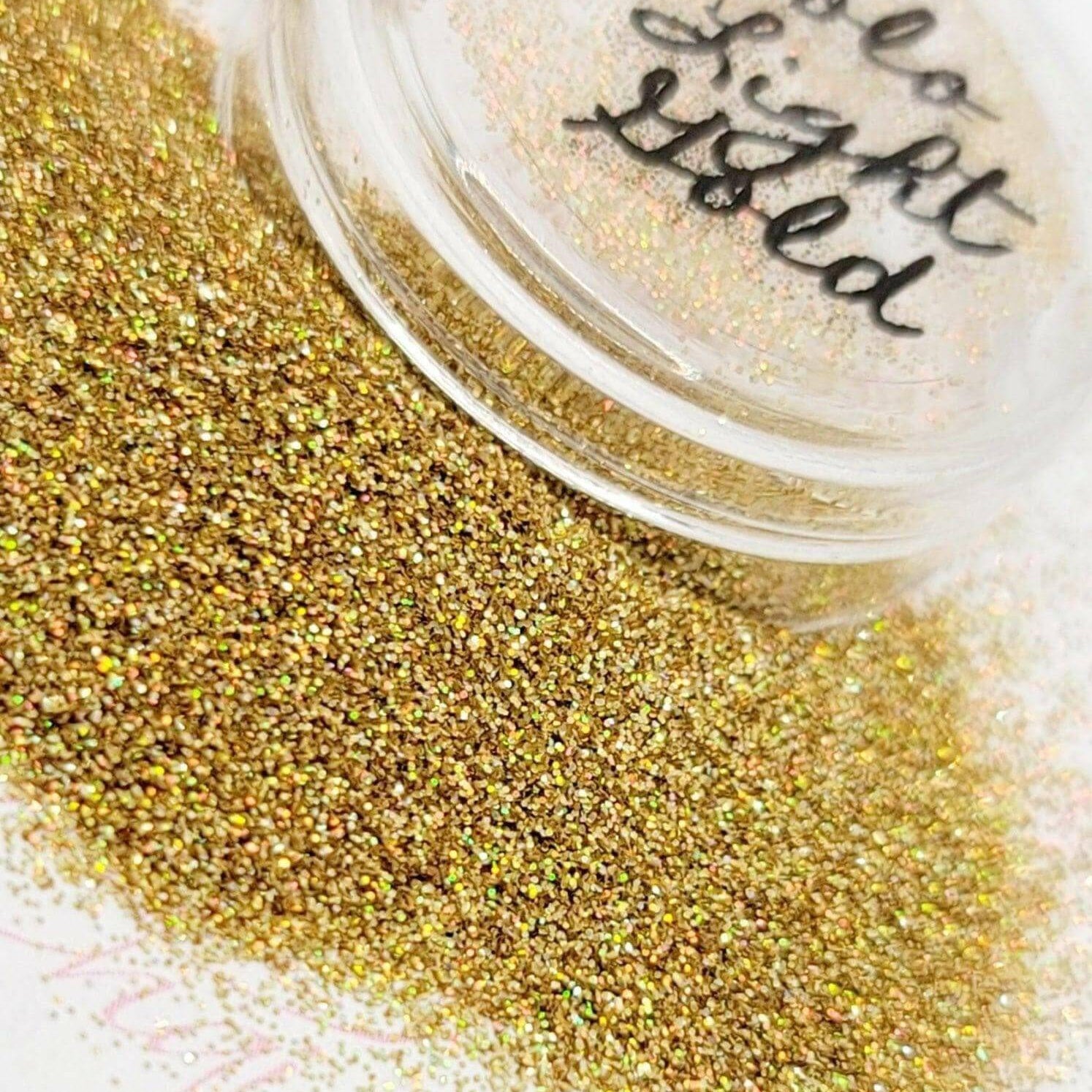 Holo Light Gold, Glitter (376) - thePINKchair.ca - Glitter - thePINKchair nail studio