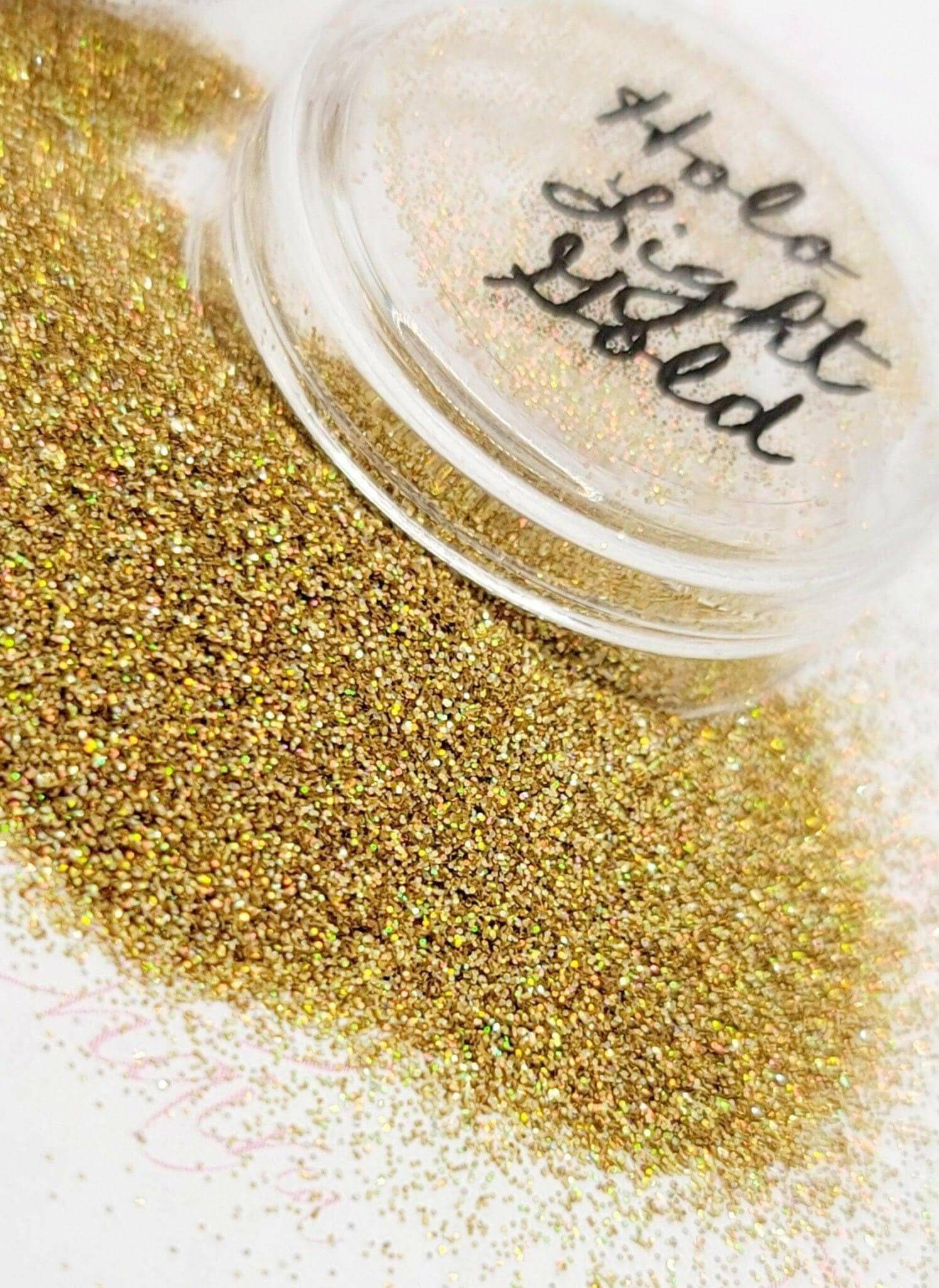 Holo Light Gold, Glitter (376) - thePINKchair.ca - Glitter - thePINKchair nail studio