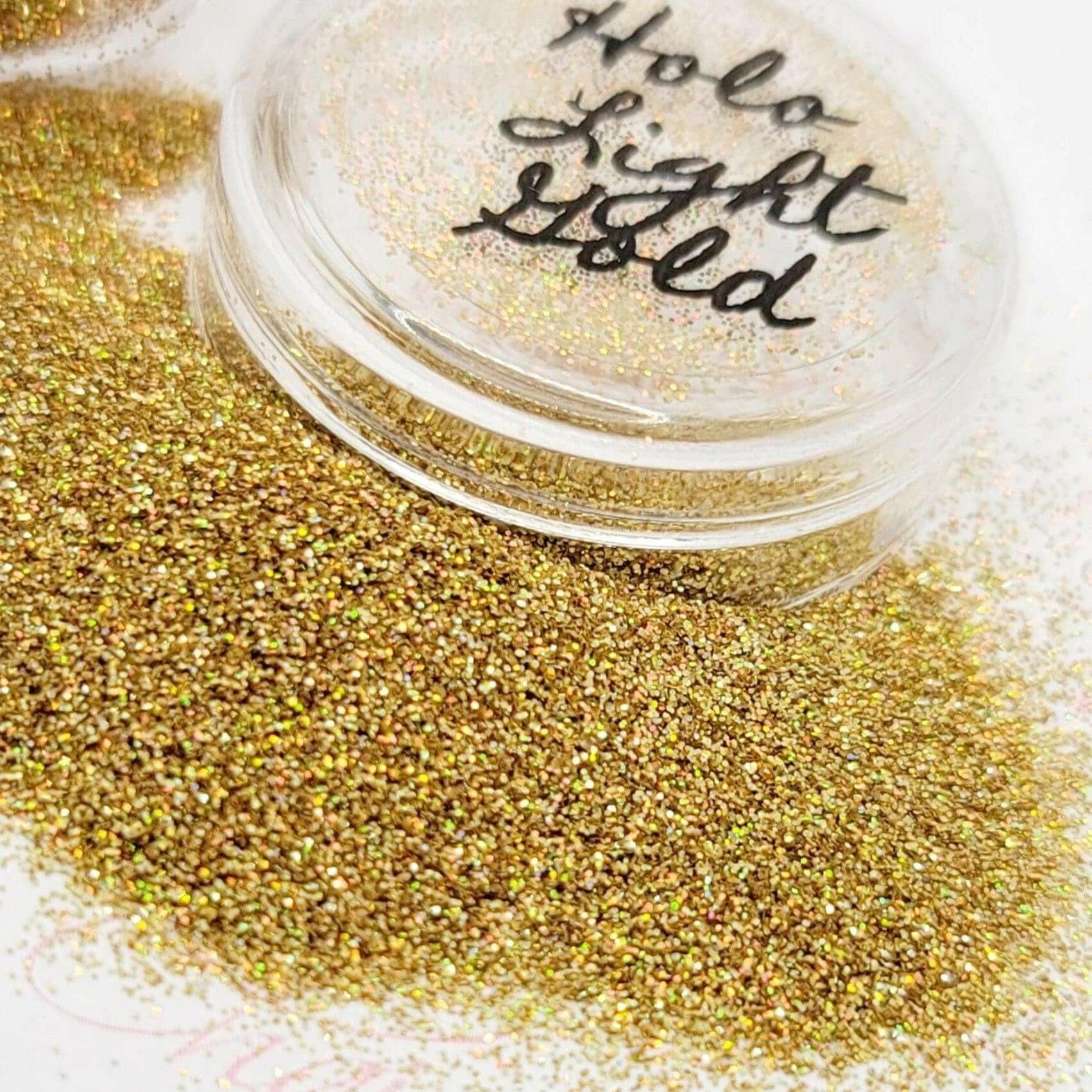 Holo Light Gold, Glitter (376) - thePINKchair.ca - Glitter - thePINKchair nail studio