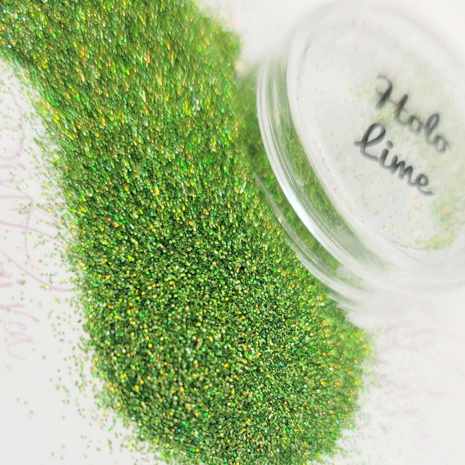 Holo Lime, Glitter (383) - thePINKchair.ca - Glitter - thePINKchair nail studio