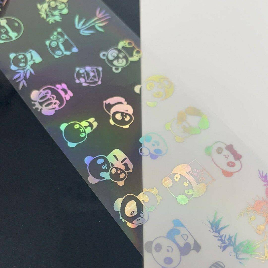 Holo Make Me Happy, Transfer Foil 10 - thePINKchair.ca - nail art - thePINKchair nail studio