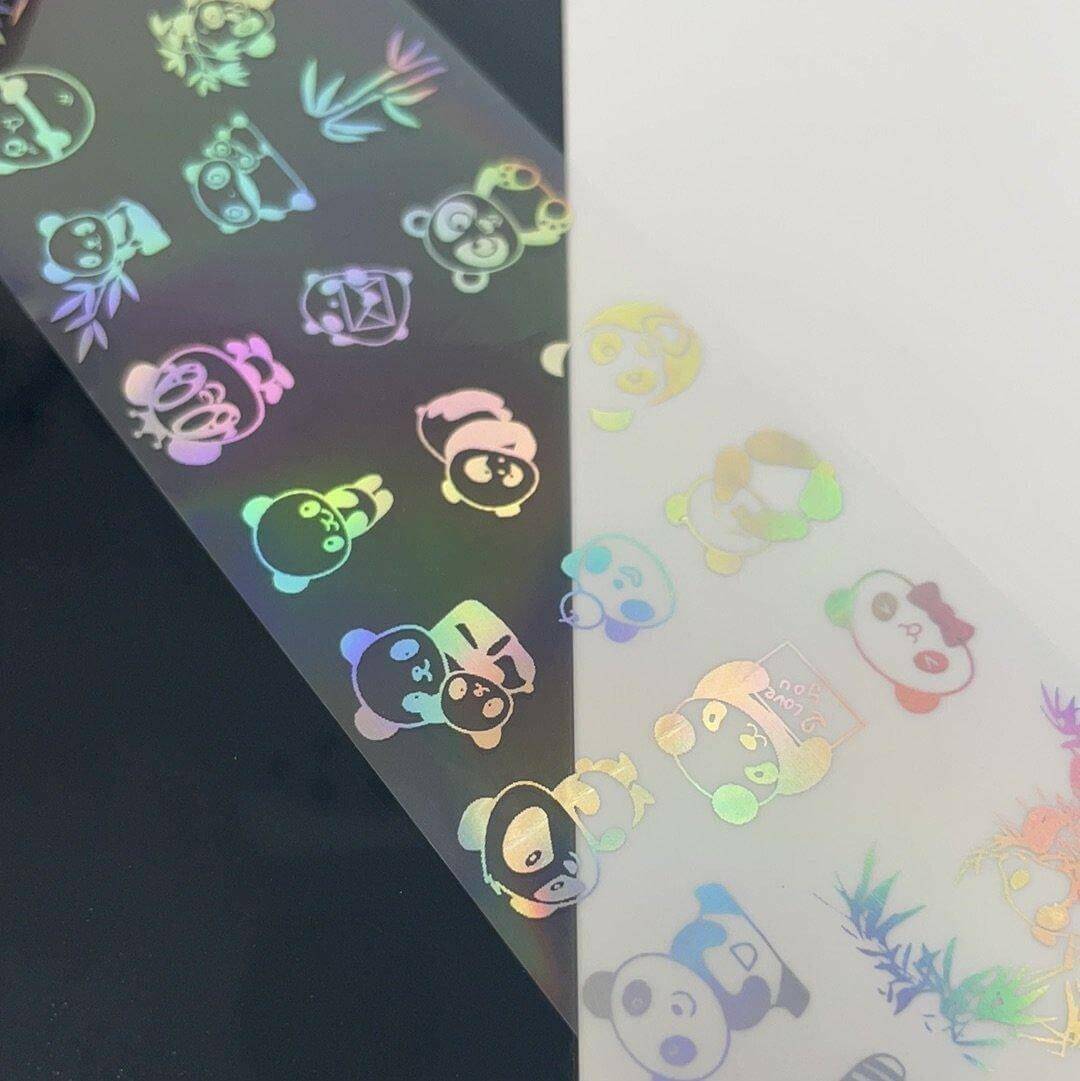 Holo Make Me Happy, Transfer Foil 10 - thePINKchair.ca - nail art - thePINKchair nail studio