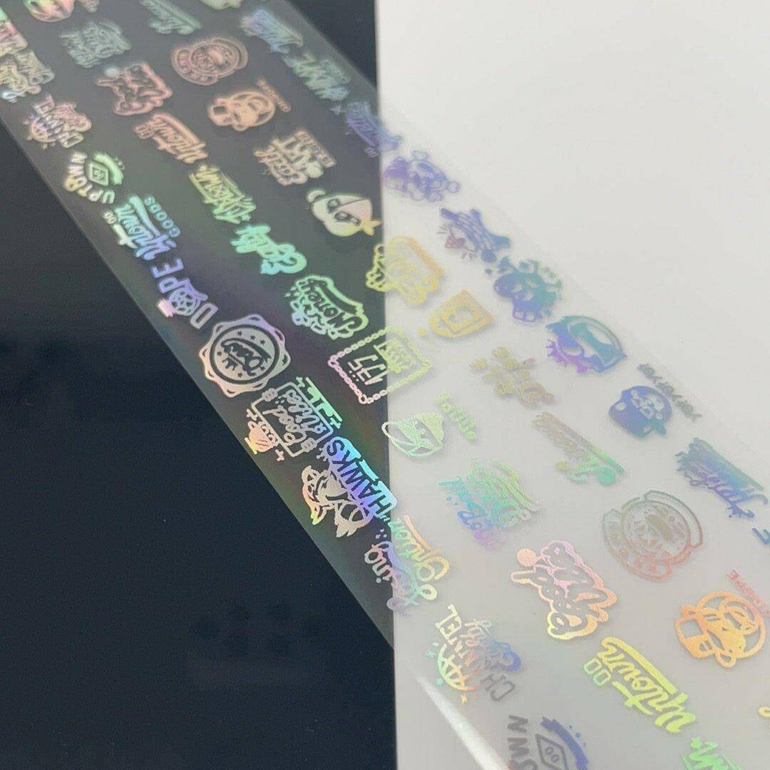 Holo Make Me Happy, Transfer Foil 2 - thePINKchair.ca - nail art - thePINKchair nail studio