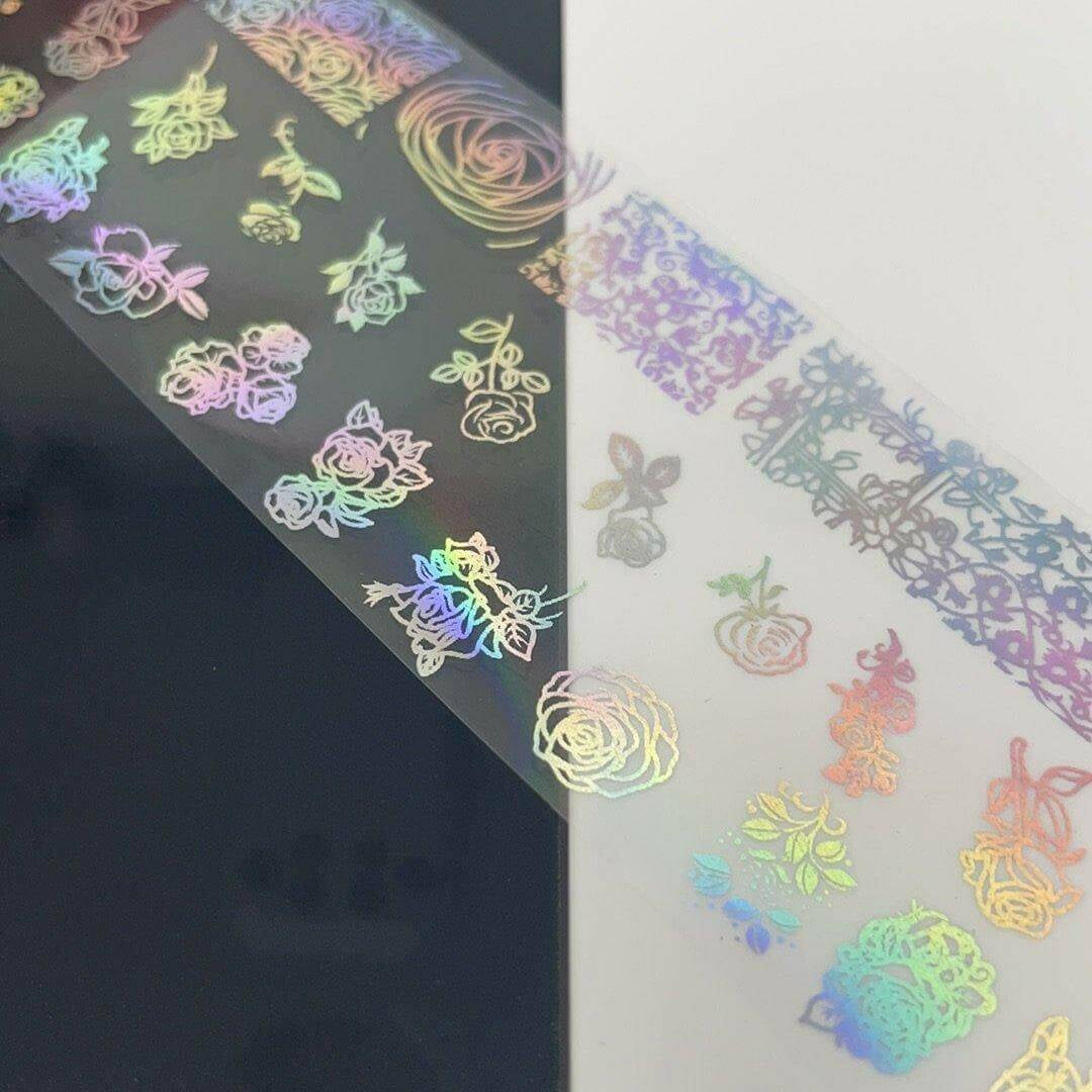 Holo Make Me Happy, Transfer Foil 8 - thePINKchair.ca - nail art - thePINKchair nail studio