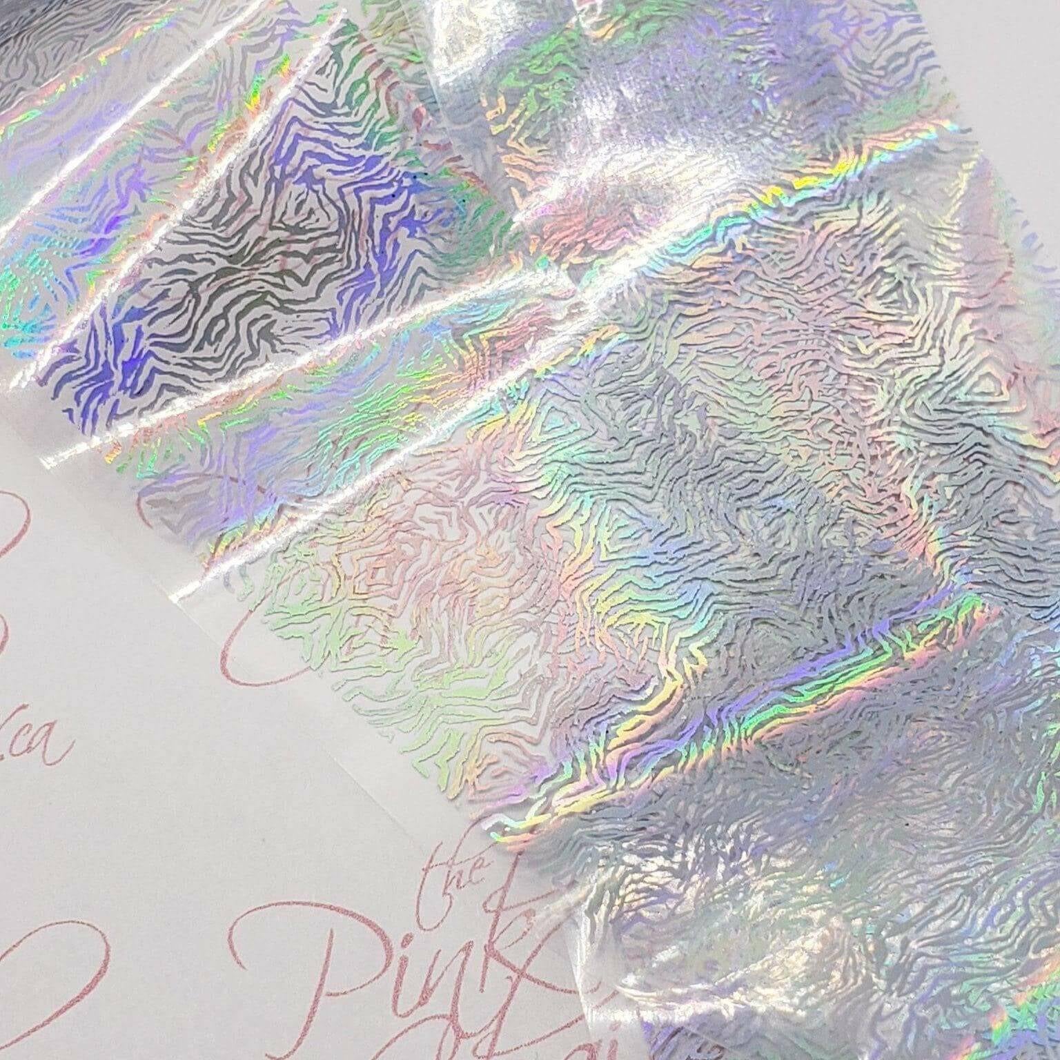 Holo Pattern 16 Transfer Foil - thePINKchair.ca - Nail Art - thePINKchair nail studio