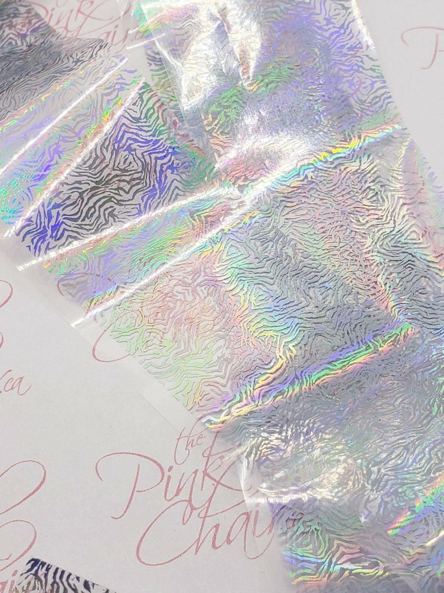 Holo Pattern 16 Transfer Foil - thePINKchair.ca - Nail Art - thePINKchair nail studio
