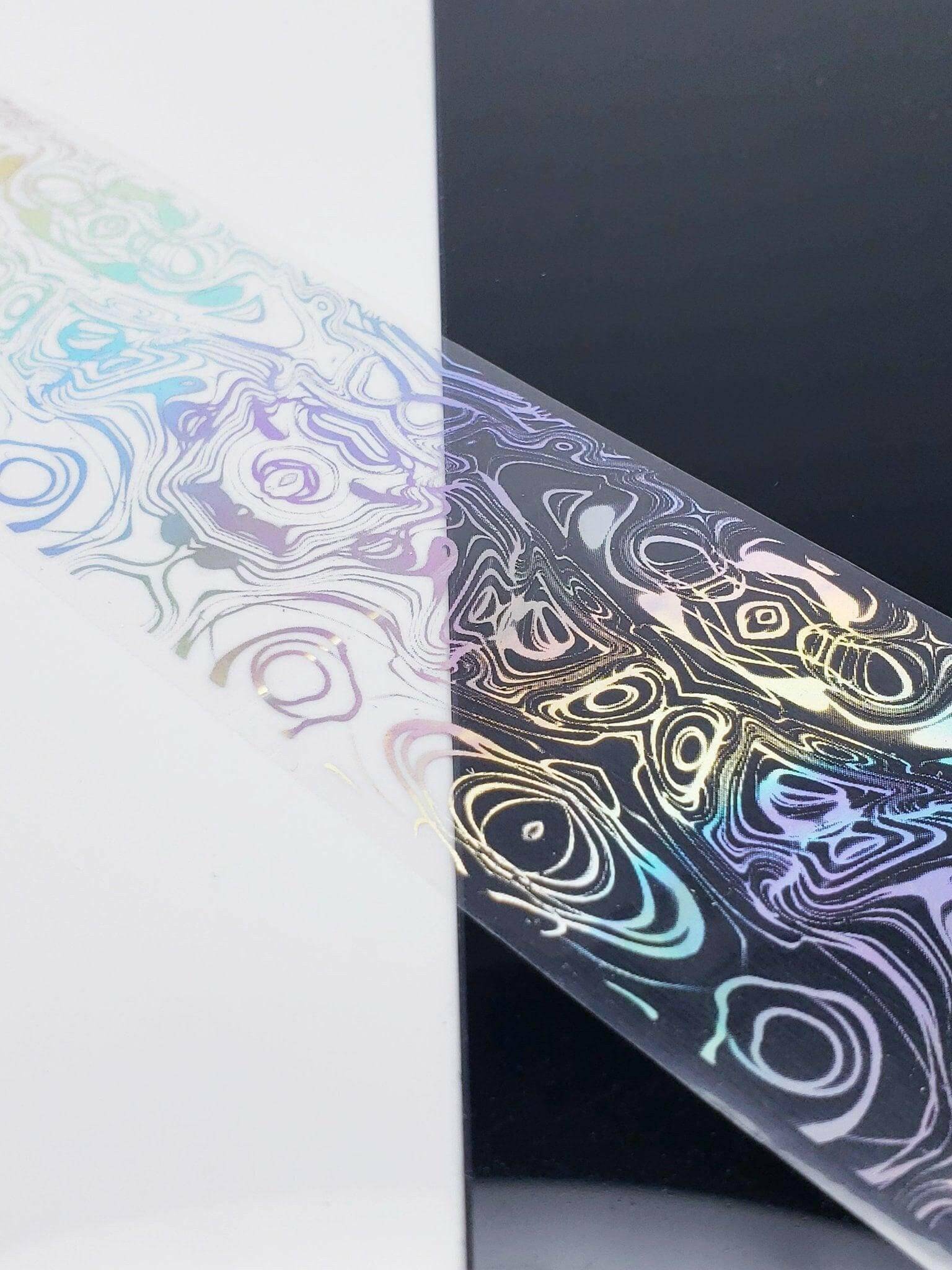 Holo Pattern 4 Transfer Foil - thePINKchair.ca - Nail Art - thePINKchair nail studio