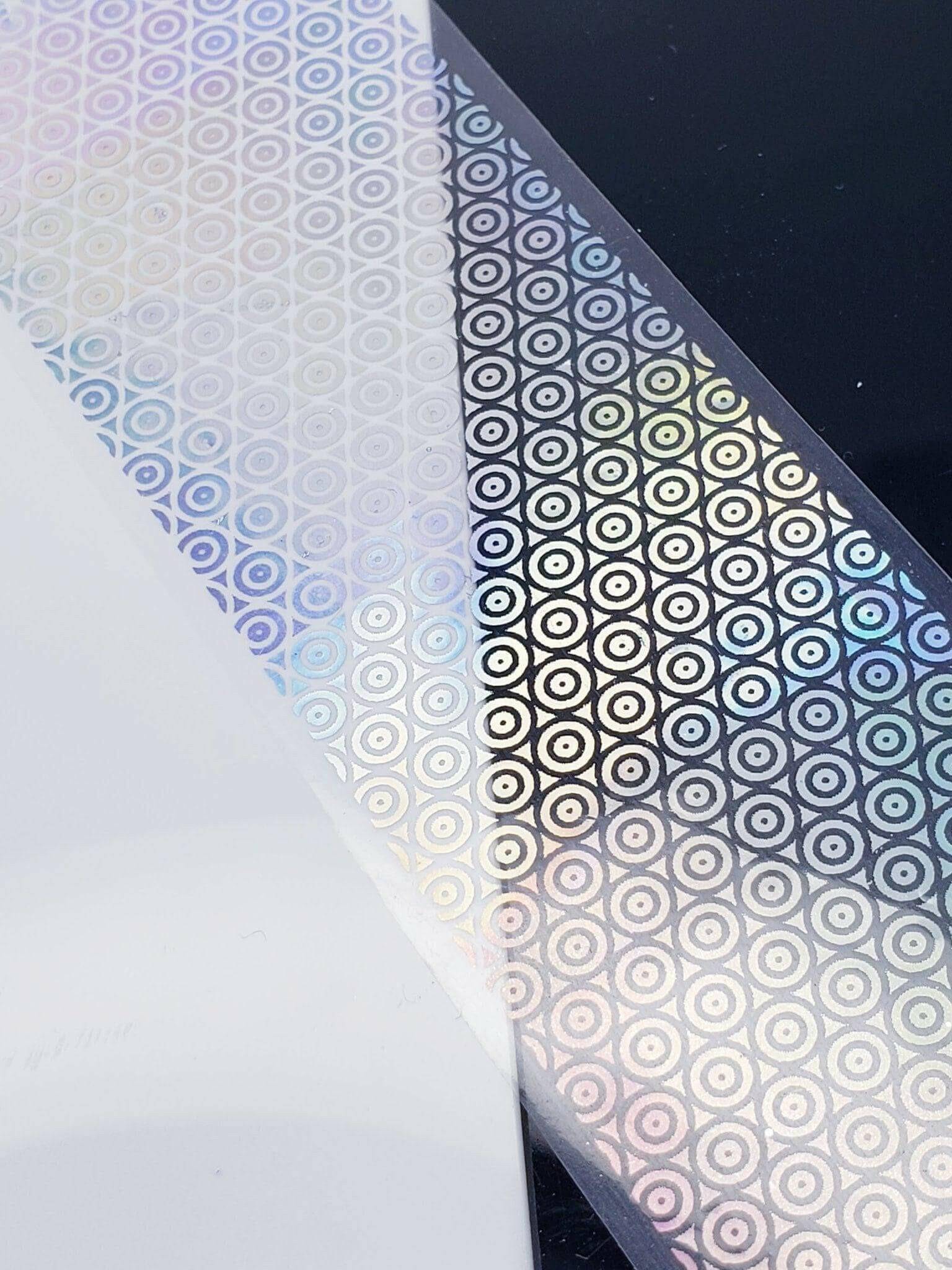 Holo Pattern 8 Transfer Foil - thePINKchair.ca - Nail Art - thePINKchair nail studio