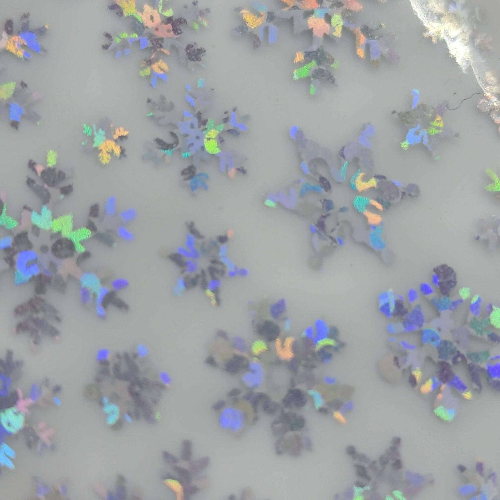 Holo Snowflake Transfer Foil by thePINKchair - thePINKchair.ca - Nail Art - thePINKchair nail studio
