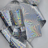 Holo Star Burst Transfer Foil by thePINKchair - thePINKchair.ca - Nail Art - thePINKchair nail studio
