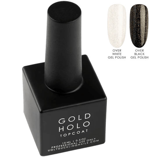 HOLO TOPCOAT - GOLD - thePINKchair.ca - Top Gel - Ugly Duckling