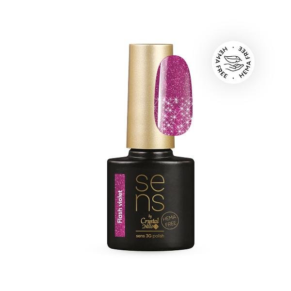 Holo Violet Flash Gel Polish - thePINKchair.ca - gel polish - Crystal Nails/Elite Cosmetix USA