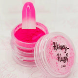 Honey...HUSH, Pigment by thePINKchair - thePINKchair.ca - Nail Art - thePINKchair nail studio