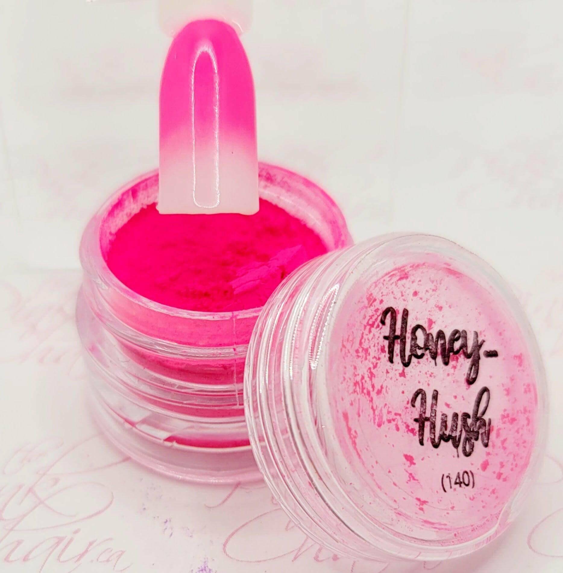 Honey...HUSH, Pigment by thePINKchair - thePINKchair.ca - Nail Art - thePINKchair nail studio