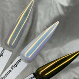 Hot Topic, Chrome Pigment by thePINKchair - thePINKchair.ca - Nail Art - thePINKchair nail studio