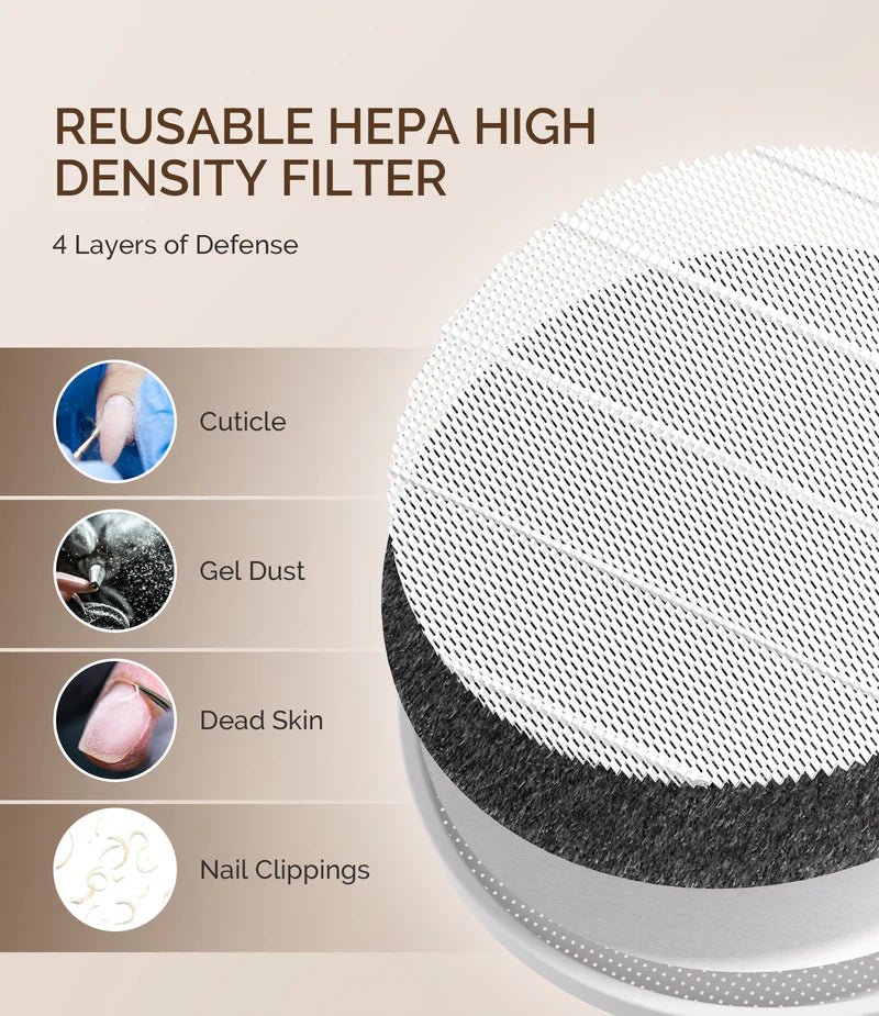 HPro Nail Dust Collector - thePINKchair.ca - efile - Melody Susie