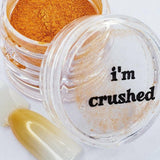 I’m Crushed, Pigment by thePINKchair - thePINKchair.ca - Nail Art - thePINKchair nail studio