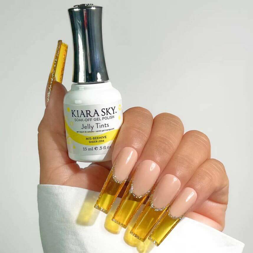 J204, Mis - Beehive Jelly Tint by Kiara Sky - thePINKchair.ca - Gel Polish - Kiara Sky