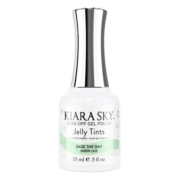 J223 Sage The Day Jelly Tint - thePINKchair.ca - Gel Polish - Kiara Sky