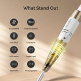 Jade(SC320C) Rechargeable Nail Drill 30,000RPM - thePINKchair.ca - efile - Melody Susie