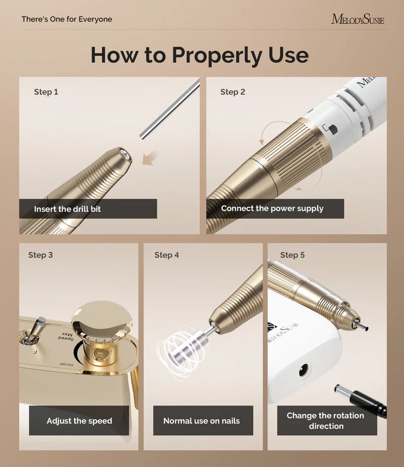 Jade(SC320C) Rechargeable Nail Drill 30,000RPM - thePINKchair.ca - efile - Melody Susie