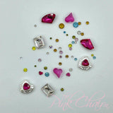 Juicy Tracksuit, Crystal Mix - thePINKchair.ca - Nail Art - thePINKchair nail studio