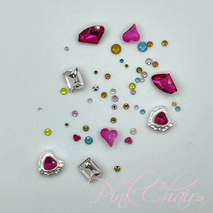 Juicy Tracksuit, Crystal Mix - thePINKchair.ca - Nail Art - thePINKchair nail studio