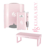 Kiara Sky Best Dressed Desk Bundle – The Ultimate Nail Station Set - thePINKchair.ca - efile - Kiara Sky