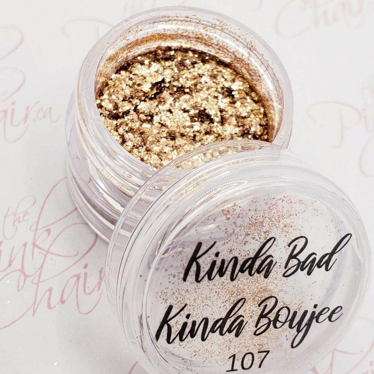 Kinda Bad, Kinda Boujee, Pigment by thePINKchair - thePINKchair.ca - Nail Art - thePINKchair nail studio