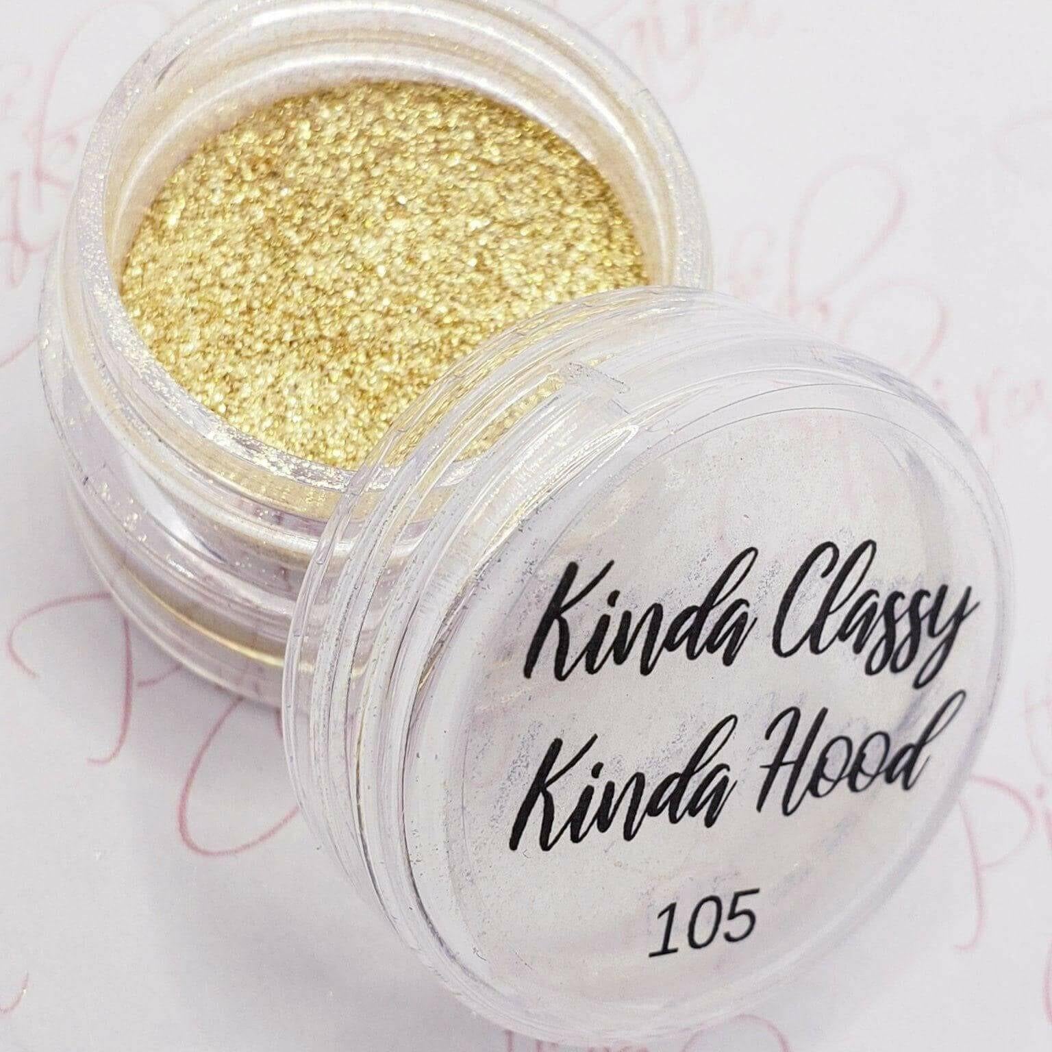 Kinda Classy, Kinda Hood, Pigment by thePINKchair - thePINKchair.ca - Nail Art - thePINKchair nail studio