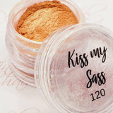 Kiss my Sass, Pigment by thePINKchair - thePINKchair.ca - Nail Art - thePINKchair nail studio